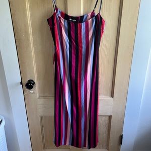 Striped Reformation dress